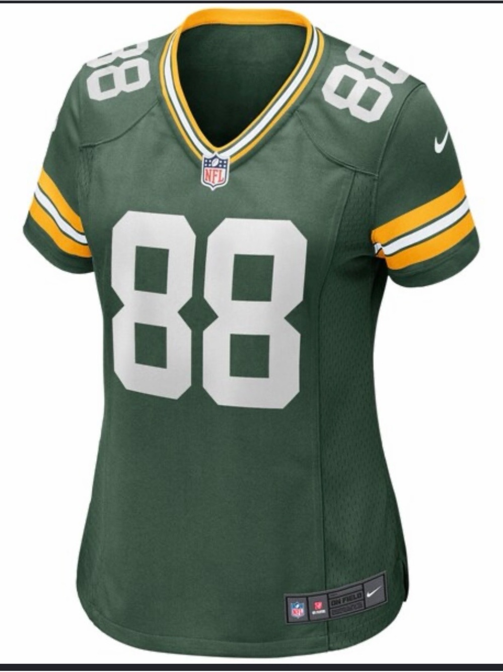 Green Bay Packers Women's NFL Jersey with # 88 Musgrave